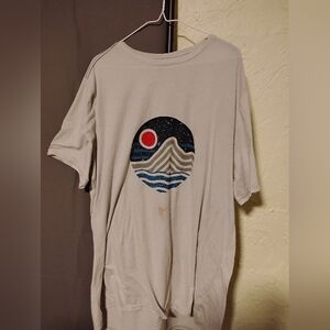 Source Unknown Beige Graphic Tee